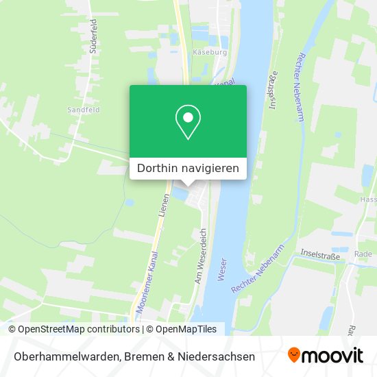 Oberhammelwarden Karte