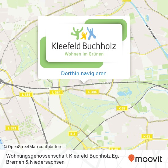 Wohnungsgenossenschaft Kleefeld-Buchholz Eg Karte