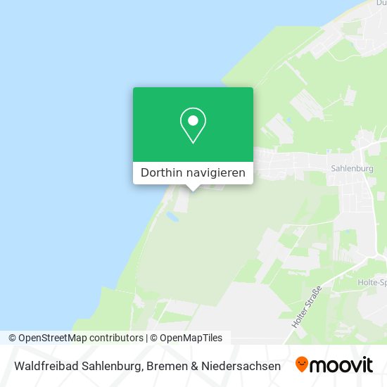 Waldfreibad Sahlenburg Karte