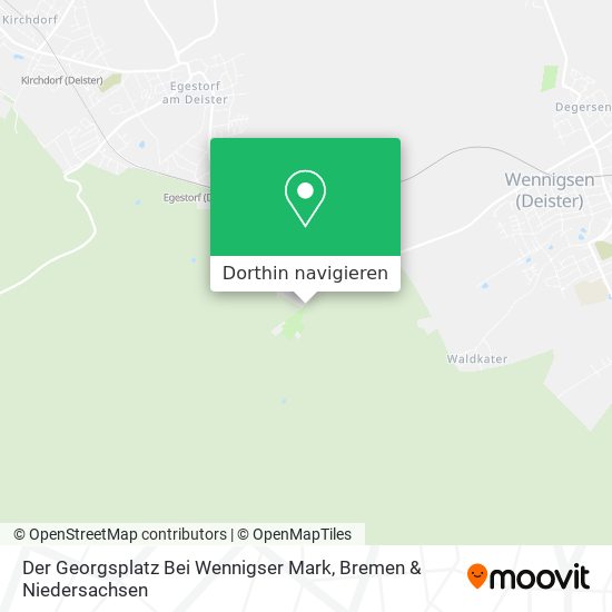 Der Georgsplatz Bei Wennigser Mark Karte
