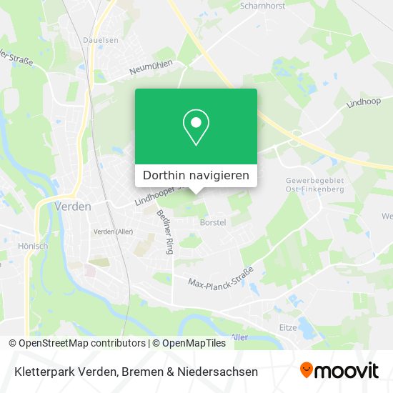 Kletterpark Verden Karte