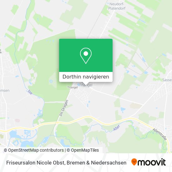 Friseursalon Nicole Obst Karte