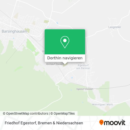 Friedhof Egestorf Karte