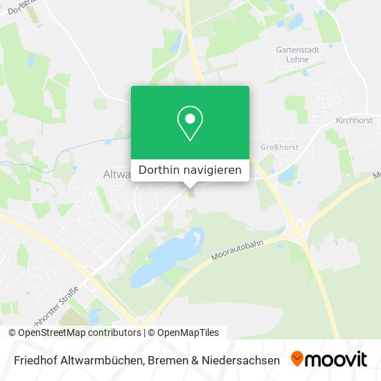 Friedhof Altwarmbüchen Karte