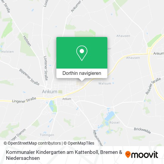 Kommunaler Kindergarten am Kattenboll Karte