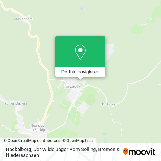 Hackelberg, Der Wilde Jäger Vom Solling Karte