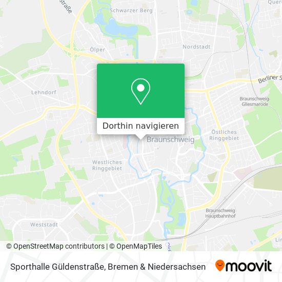 Sporthalle Güldenstraße Karte