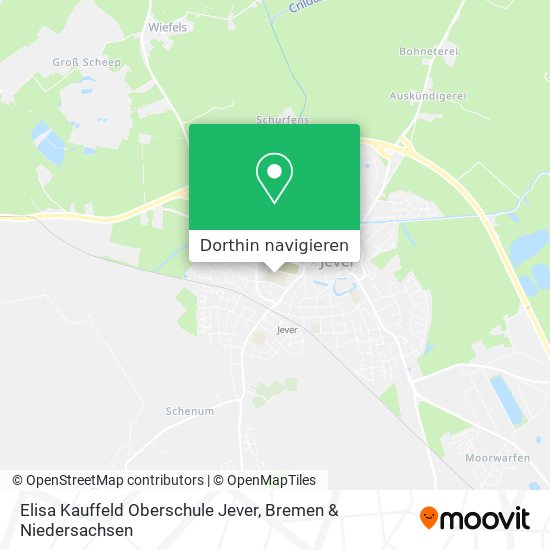 Elisa Kauffeld Oberschule Jever Karte