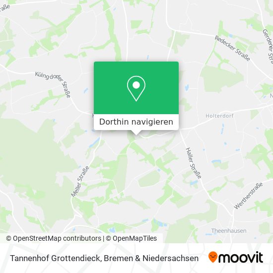 Tannenhof Grottendieck Karte