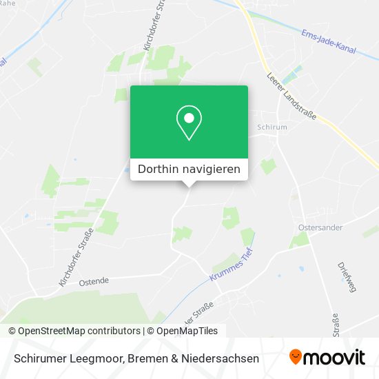 Schirumer Leegmoor Karte