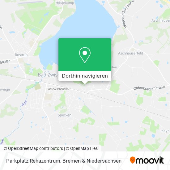 Parkplatz Rehazentrum Karte