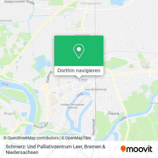 Schmerz- Und Palliativzentrum Leer Karte