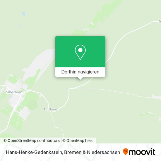 Hans-Henke-Gedenkstein Karte