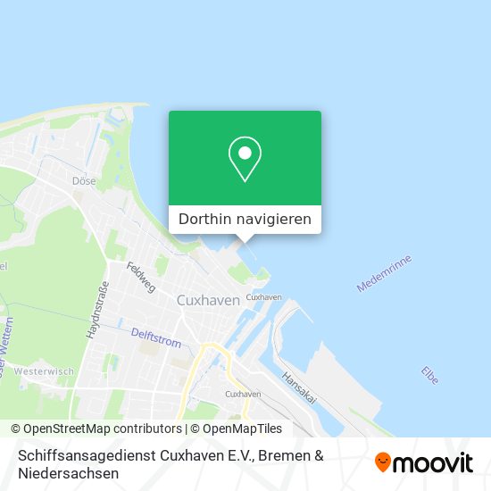 Schiffsansagedienst Cuxhaven E.V. Karte