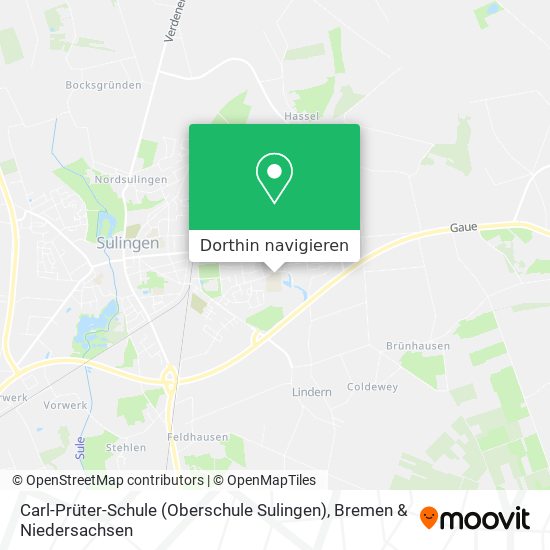 Carl-Prüter-Schule (Oberschule Sulingen) Karte