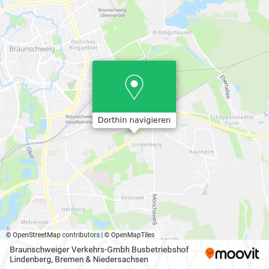 Braunschweiger Verkehrs-Gmbh Busbetriebshof Lindenberg Karte
