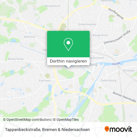 Tappenbeckstraße Karte