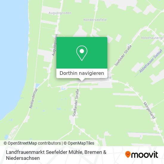 Landfrauenmarkt Seefelder Mühle Karte