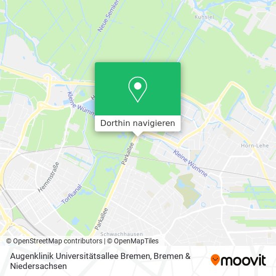 Augenklinik Universitätsallee Bremen Karte