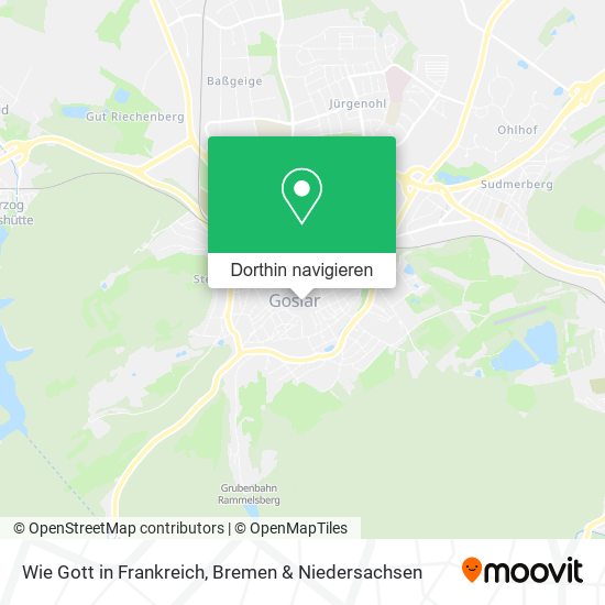 Wie Gott in Frankreich Karte