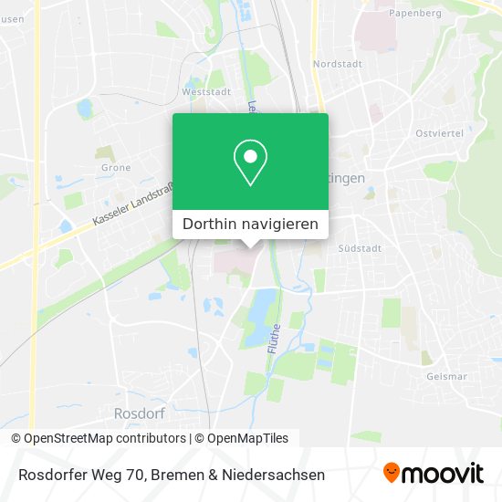 Rosdorfer Weg 70 Karte