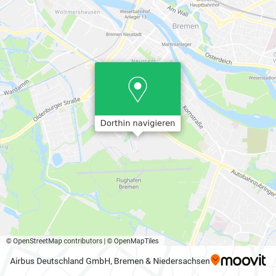 Airbus Deutschland GmbH Karte