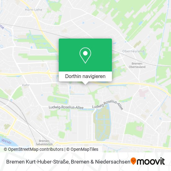 Bremen Kurt-Huber-Straße Karte