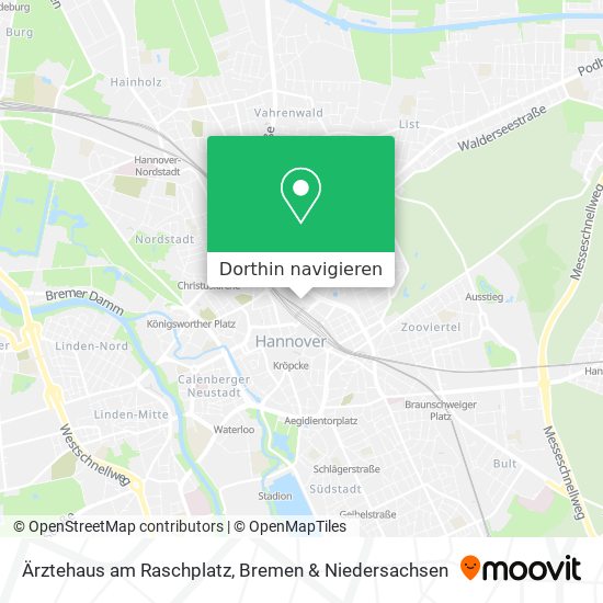 Ärztehaus am Raschplatz Karte