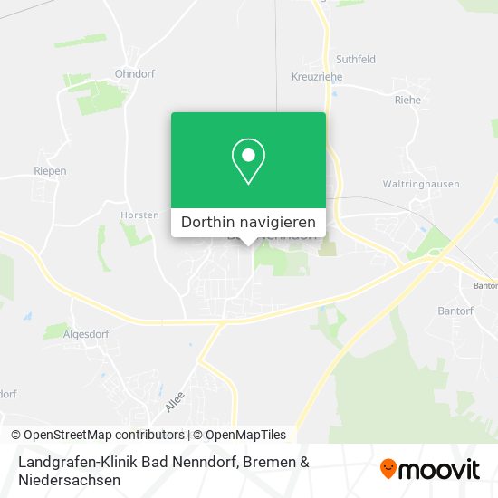 Landgrafen-Klinik Bad Nenndorf Karte