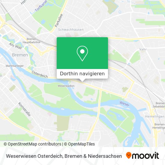 Weserwiesen Osterdeich Karte