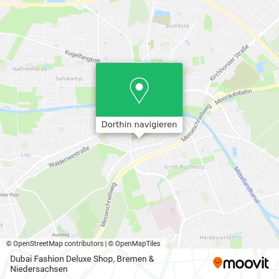Dubai Fashion Deluxe Shop Karte