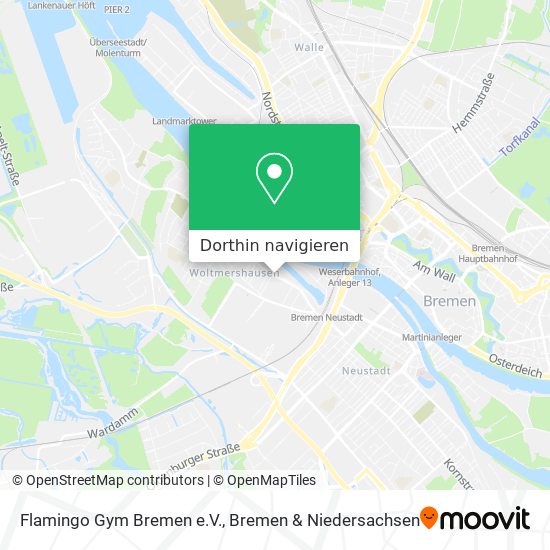 Flamingo Gym Bremen e.V. Karte