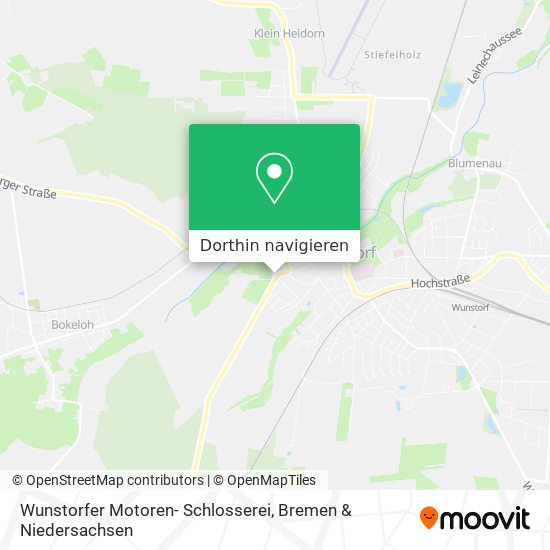 Wunstorfer Motoren- Schlosserei Karte