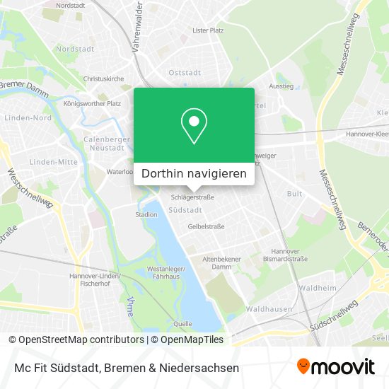 Mc Fit Südstadt Karte