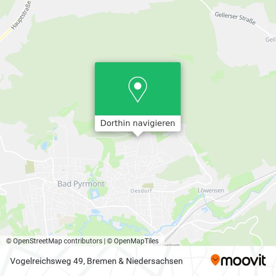 Vogelreichsweg 49 Karte