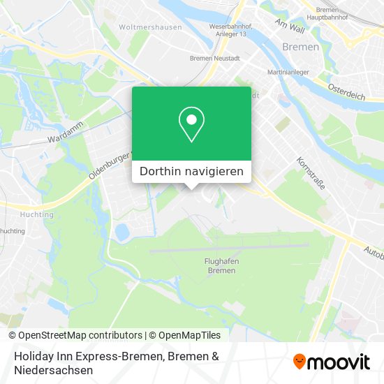 Holiday Inn Express-Bremen Karte