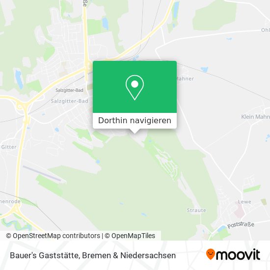 Bauer's Gaststätte Karte