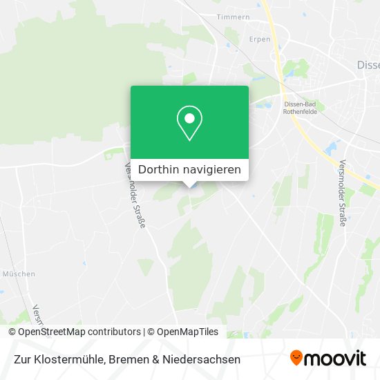 Zur Klostermühle Karte