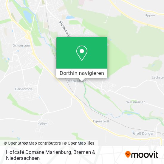 Hofcafé Domäne Marienburg Karte