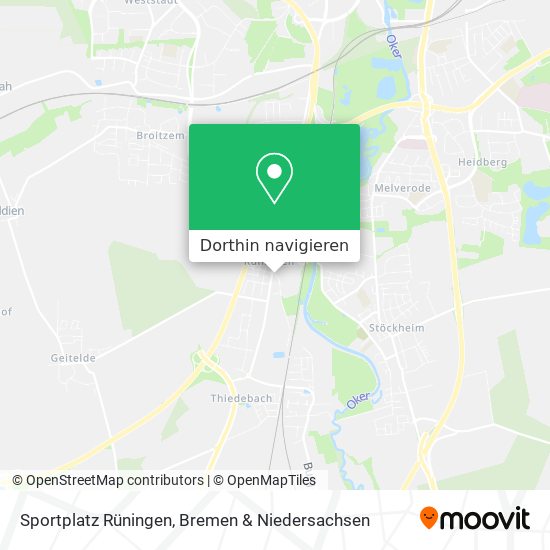 Sportplatz Rüningen Karte