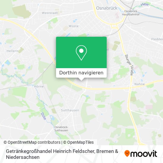 Getränkegroßhandel Heinrich Feldscher Karte