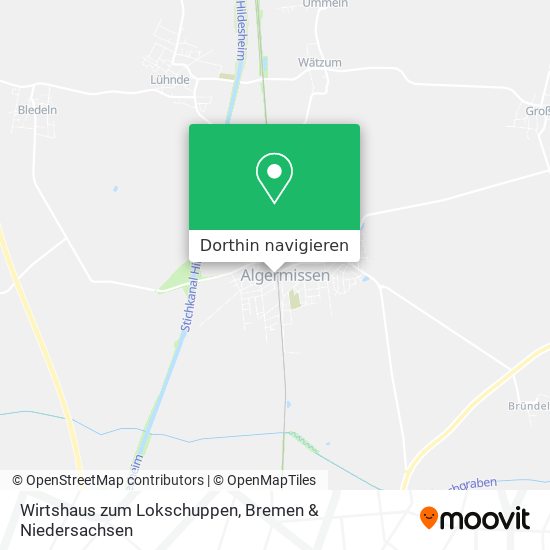 Wirtshaus zum Lokschuppen Karte