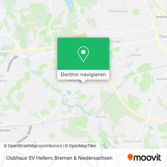 Clubhaus SV Hellern Karte