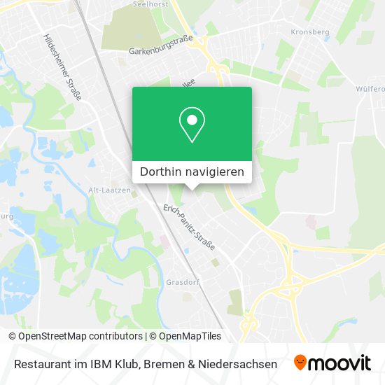 Restaurant im IBM Klub Karte