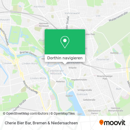 Cherie Bier Bar Karte