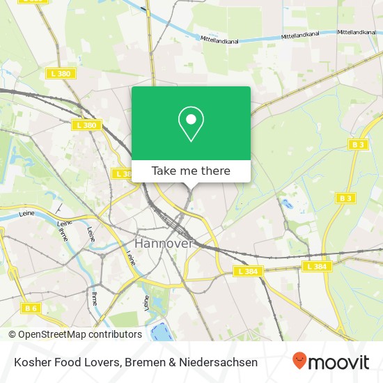 Kosher Food Lovers, Lister Meile Oststadt, 30161 Hannover Karte