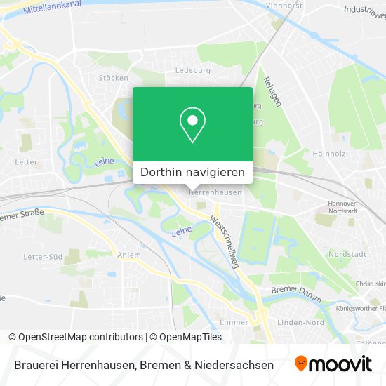 Brauerei Herrenhausen Karte