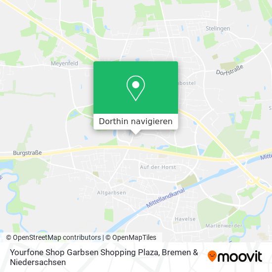 Yourfone Shop Garbsen Shopping Plaza Karte
