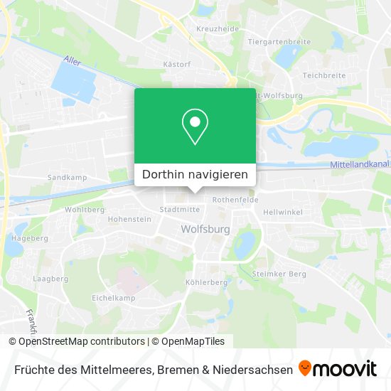 Früchte des Mittelmeeres Karte