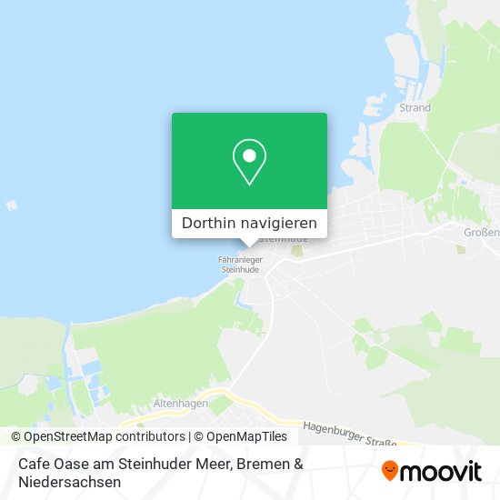 Cafe Oase am Steinhuder Meer Karte
